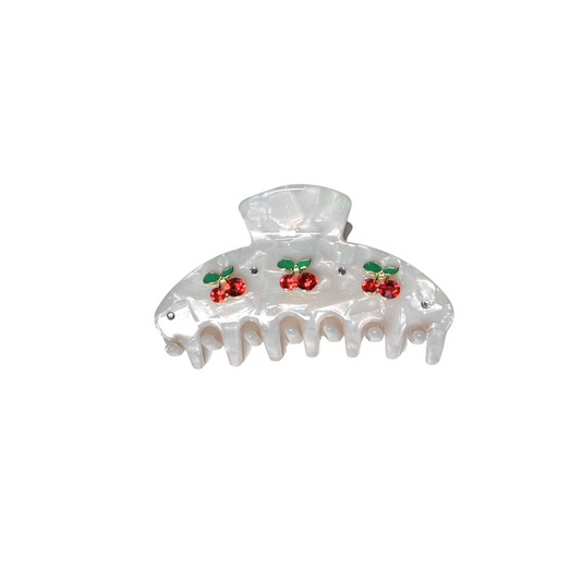 cherry bomb little girl claw clip