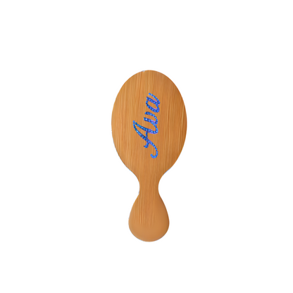 mini custom wooden hair brush