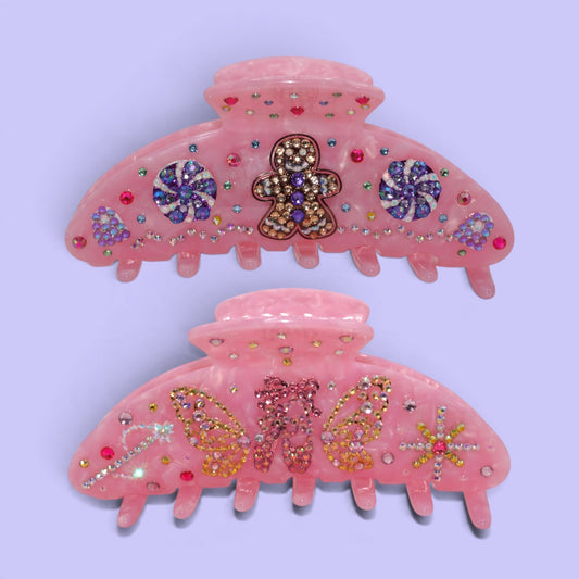 sugarplum & gingerbread man claw