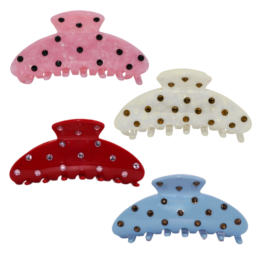 polka dot big girl claw