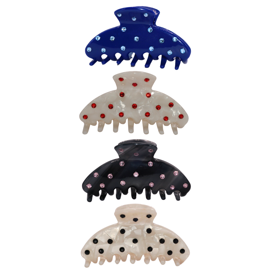 polka dot little girl claw